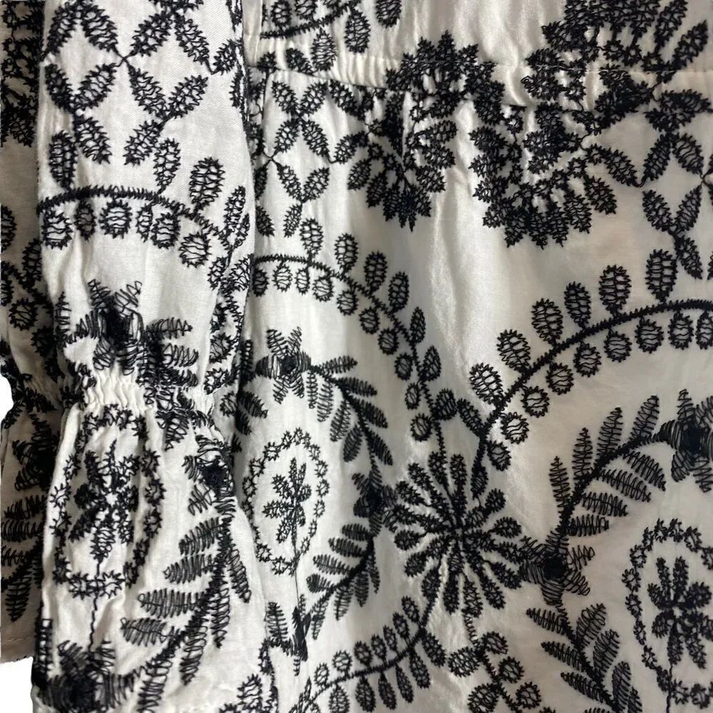 Sam Edelman Embroidered Shift Dress Size 6 - Picture 5 of 12